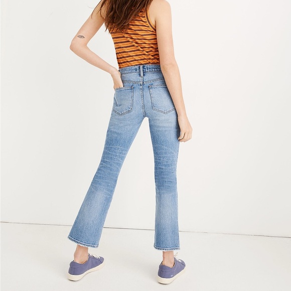 Madewell Cali Demi Boot Dory Wash Jeans - Picture 2 of 7